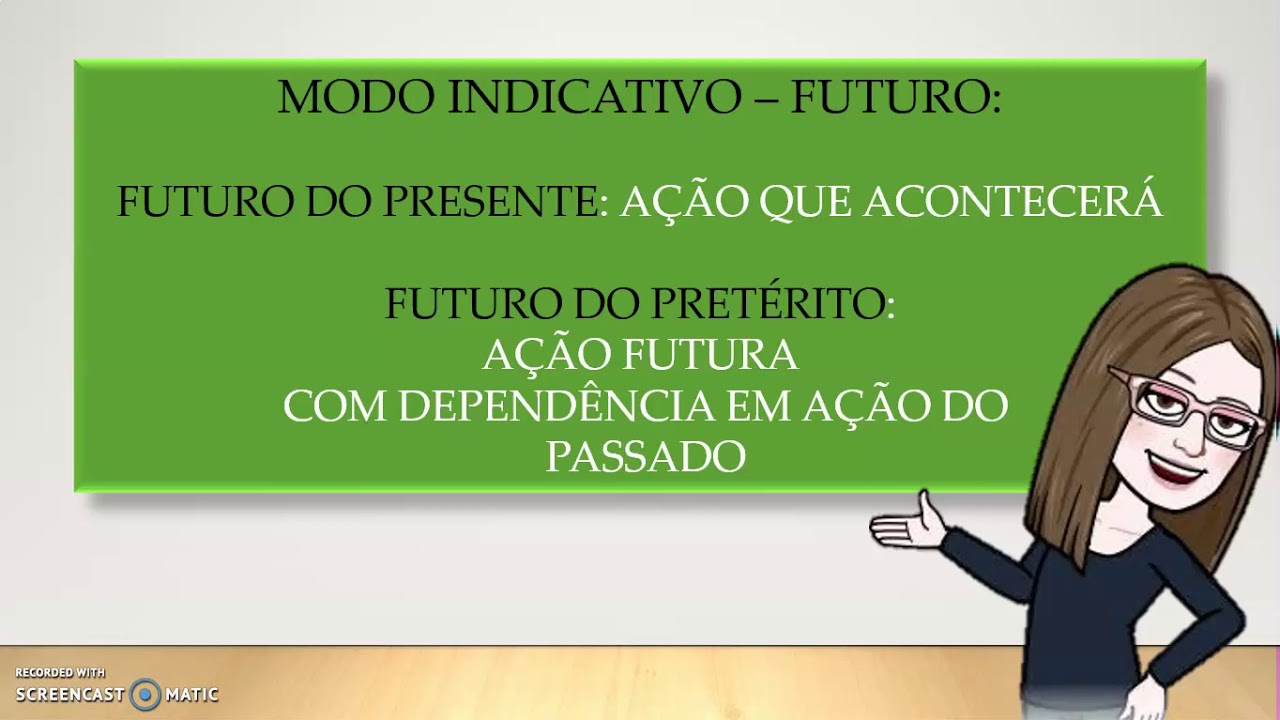 TEMPO E MODO VERBAL RESUMO YouTube