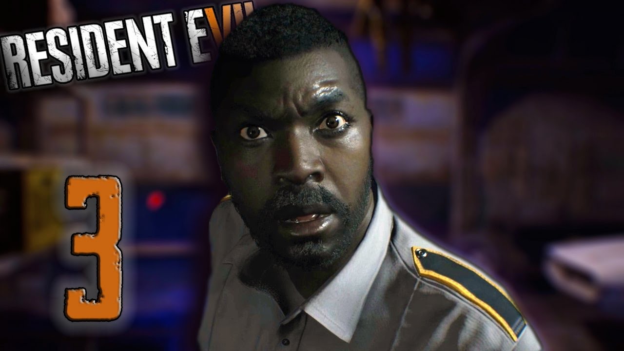 Resident Evil 7 Part 3 Deputy DeadMan Garage Fight White Dog Head YouTube