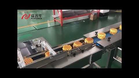 Biscuits wafer waffles 4pcs/bag high speed package Machine line