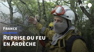 Ardèche: reprise du feu, un suspect a reconnu les faits | AFP