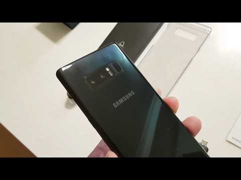 갤럭시노트8 미드나잇 블랙 언박싱(Galaxy Note8 MidNight Black Unboxing)