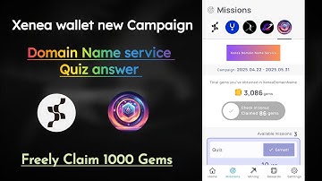 Xenea Domain Quiz answers today | Xenea Domain quiz | Xenea Domain name latest quiz answer |