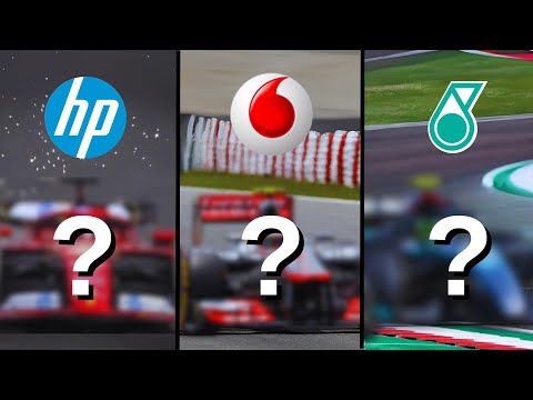 F1 Car Sponsor Logos