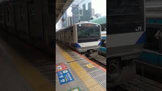 【東京駅】常磐線と京浜東北線の発車（JR東日本E531系、E233系電車）発車メロディーと列車案内アナウンス。首都圏のターミナル駅。JR EAST Tokyo Station JAPAN TRAIN