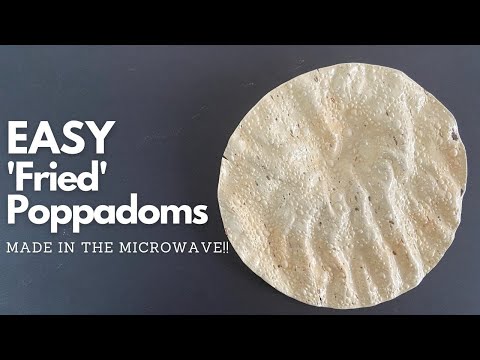 วีดีโอ: วิธีทำ Poppadoms ในไมโครเวฟ?