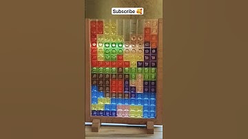 ASMR playing colorful Tetris puzzle blocks #satisfying #colorful #tetris #games #puzzle #asmr #fun