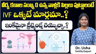 How To Get Pregnant With Zero Sperm Count In Telugu | Azoospermia Treatment | Ferty9