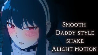 Smooth Daddy/Raw style shake tutorial | Alight Motion.