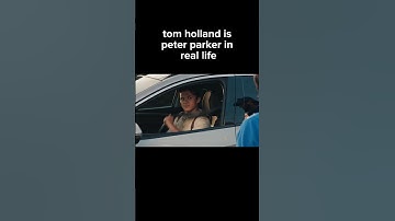 tom holland is peter parker in real life #tomholland #spiderman #zendaya #marvel #shorts #uncharted