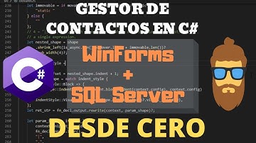 Aprendé C# desde cero: Cómo escribir un CRUD en C# con WinForms + SQL Server