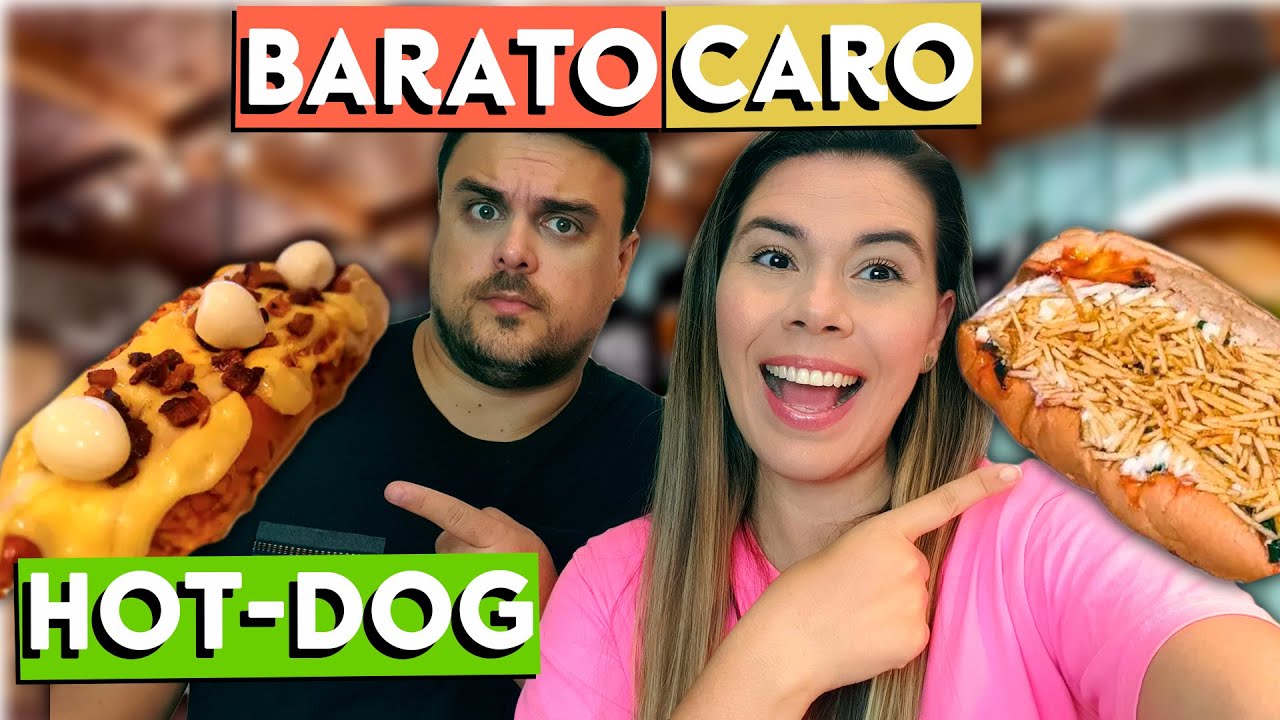 Cachorro Quente mais barato e o mais caro do aplicativo