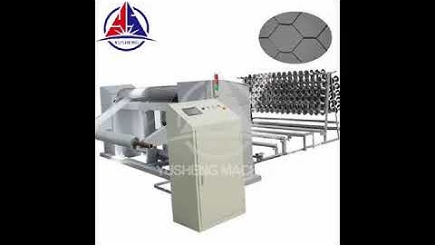 CNC PLC control Straight and reverse twisted Hexagonal wire mesh machine/chicken mesh machine