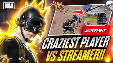 CRAZIEST PLAYER VS STREAMER !! 🔥 Bgmi 1v4 Clutches || Pubg Mobile Clutches ( DyunexV4 ) .