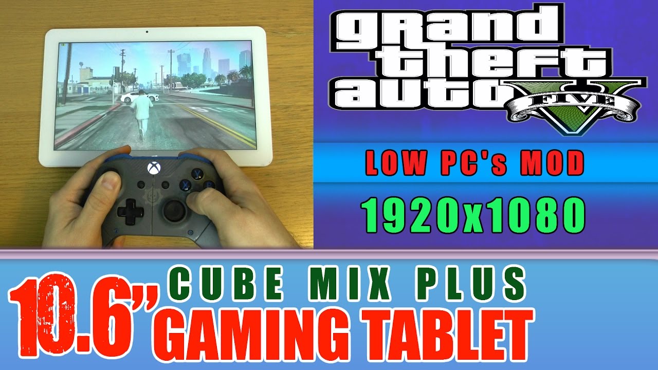GTA 5 (PC) Cube Mix Plus 1920x1080 LOW DETAILS LOW PC's MOD Intel Kaby Lake Intel HD Graphic 615