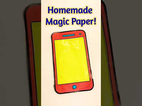 DIY Homemade Magic Paper 🤓🌈 easy paper craft/ best out of waste #shorts #papercraft #diy
