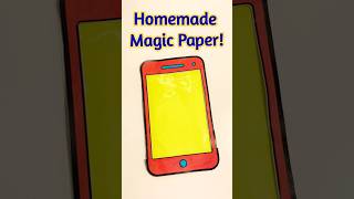 DIY Homemade Magic Paper 🤓🌈 easy paper craft/ best out of waste #shorts #papercraft #diy