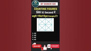 Counting Figure Best Tricks  #countingfigures #reasoningtricks #shortsfeed #ytshorts #shorts