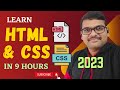 Learn html  css in 9 hours 2023  html  css
