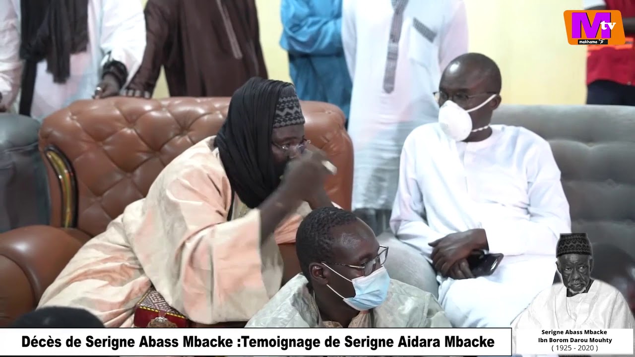 Décès Serigne Abass Mbacké : Témoignage émouvant de Serigne Aidara....