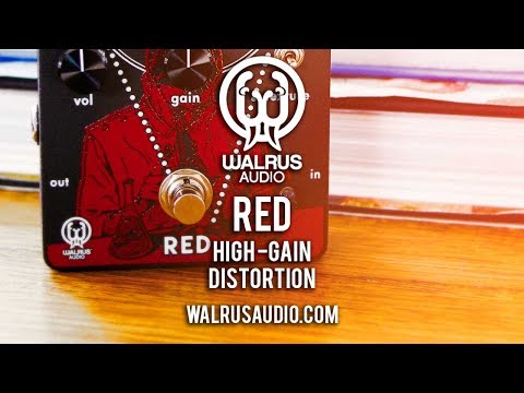 ギター Walrus Audio RED Walrus Audio RED High-Gain Distortion | Reverb