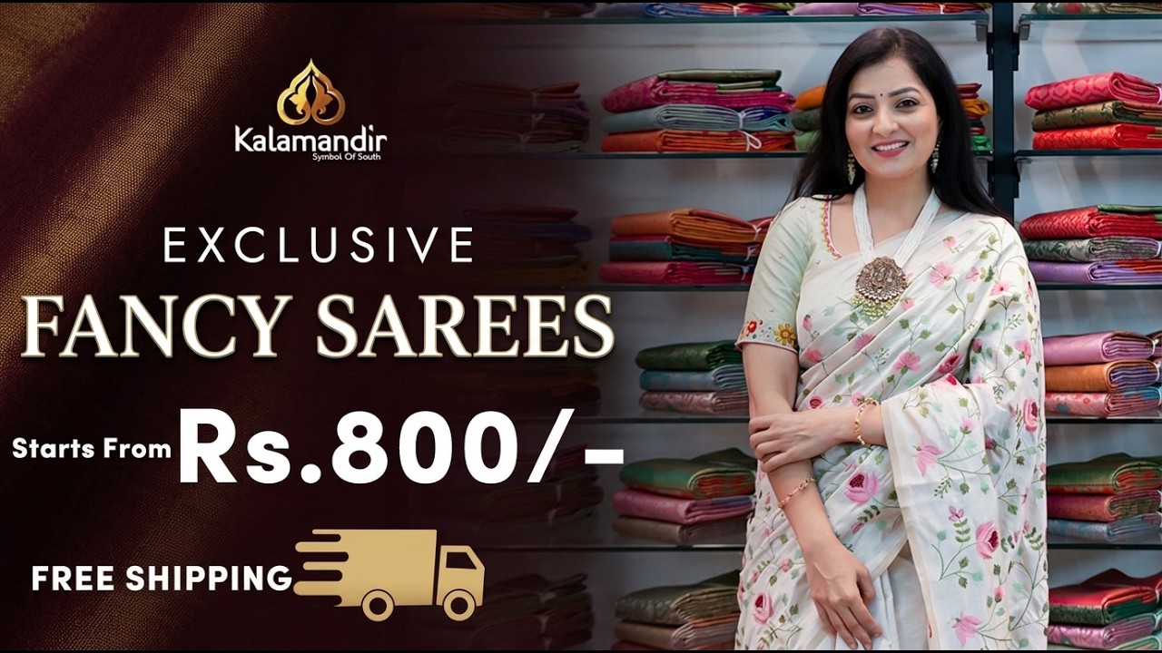 Exclusive Fancy Sarees | Sarees Online Shopping | Kalamandir Sarees