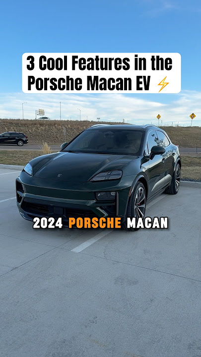 3 Cool Features in the 2024 Porsche Macan EV! 😲