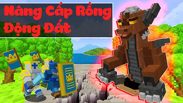 ONE VÀ NOOB YETI NÂNG CẤP RỒNG ĐỘNG ĐẤT BẢO VỆ KHO BÁU TRONG MINECRAFT