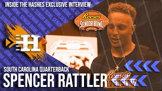 Spencer Rattler South Carolina QB || 2024 Senior Bowl Exclusive Interview