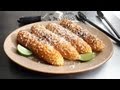 Mexican Grilled Corn "Elote" - Corn with Chili Lime Mayo & Cotija Cheese