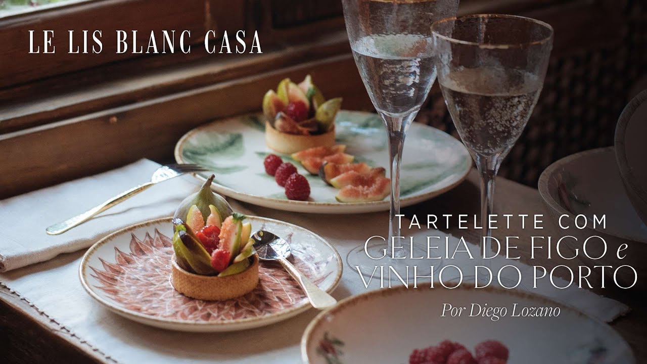 LANÇAMENTO coleção FIGO, Le Lis Casa - Tartelette com geleia de figo e vinho do porto