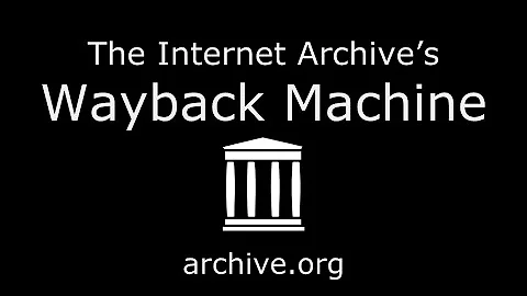 How to use the Wayback Machine