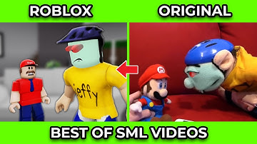 SML Movie vs SML ROBLOX: 1+ HOURS OF BEST SML VIDEOS ! Side by Side #14