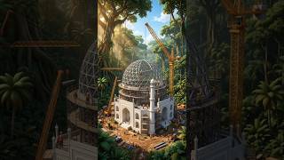 🕌😱This Jungle Mosque Construction is Absolutely Jaw-Dropping 😍 #shorts #amazing