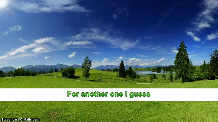 Valder Fields - Tamas Wells (with lyrics)