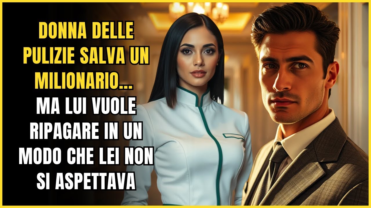 DONNA DELLE PULIZIE SALVA UN MILIONARIO... MA LUI VUOLE RIPAGARE IN UN ...