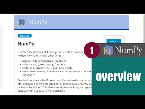 สอน NumPy: รู้จักกับ NumPy