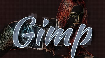 How to use the Aurora, Black crayon graffiti, and Blockism filter in Gimp 2.8.10 (G