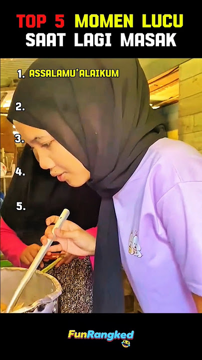 Top 5 Momen Lucu Saat Lagi Masak 😀😂