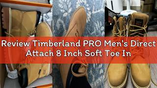 Review Timberland PRO Men's Direct Attach 8 Inch Soft Toe Insulated Waterproof Industrial Work Boot, screenshot 1