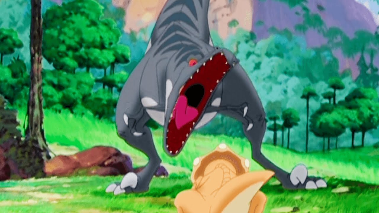 Grandes Dentes Afiados Perseguem os Pequenos Pescoços Longos | Em Busca do Vale Encantado XI