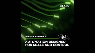 Engineer Your Infrastructure. Scale With Confidence. | DevOps & Automation by #BlendTechnologies