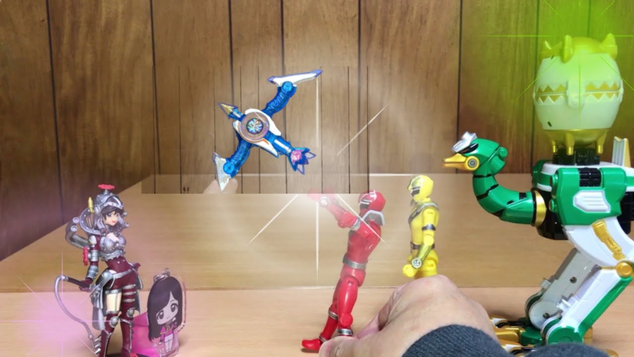 魔進戦隊キラメイジャー 第33話 魔進戦隊4巨神vsヨドン軍団 ヨドンアイビーの壮絶な奪い合い勃発 劇中シーンをdxで再現 前田動画 Mashin Sentai Kiramager Ep33 Youtube