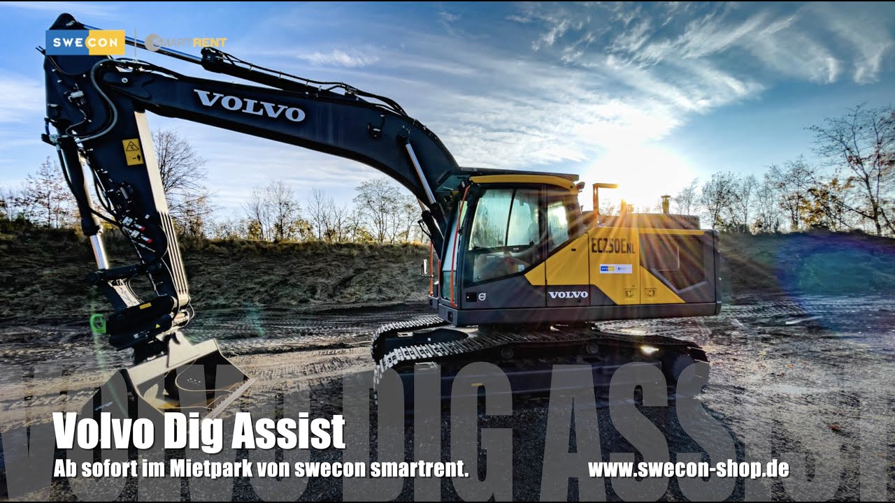 Volvo Dig Assist... Ab sofort im Mietpark von Swecon Smartrent. - YouTube