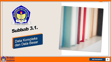 #1. Analisis Data: Data Kompleks dan Data Besar - Informatika SMA Kelas XI