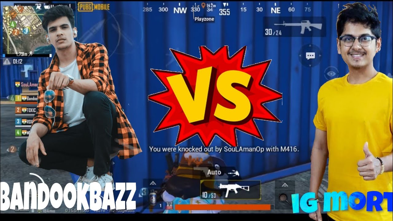 Ig mortal Vs bandook bazz gaming soul Aman killed bandook bazz - YouTube