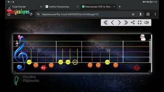 Cartilla digital con partituras a color de 20 canciones infantiles Cartilla digital con partituras a color de 20 canciones infantiles