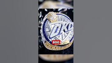 The OKC Thunder Championship Rings Are CRAZY