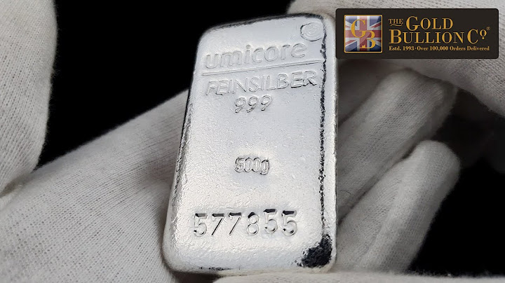 500g Umicore Cast Silver Bar I Buy Now