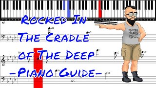 Rocked In The Cradle Of The Deep Piano Guide | Piano Sheet
