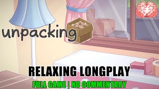 Unpacking | Full Game Walkthrough | Relaxing Longplay (Relax, Study, Sleep) [No Commentary] 4K60